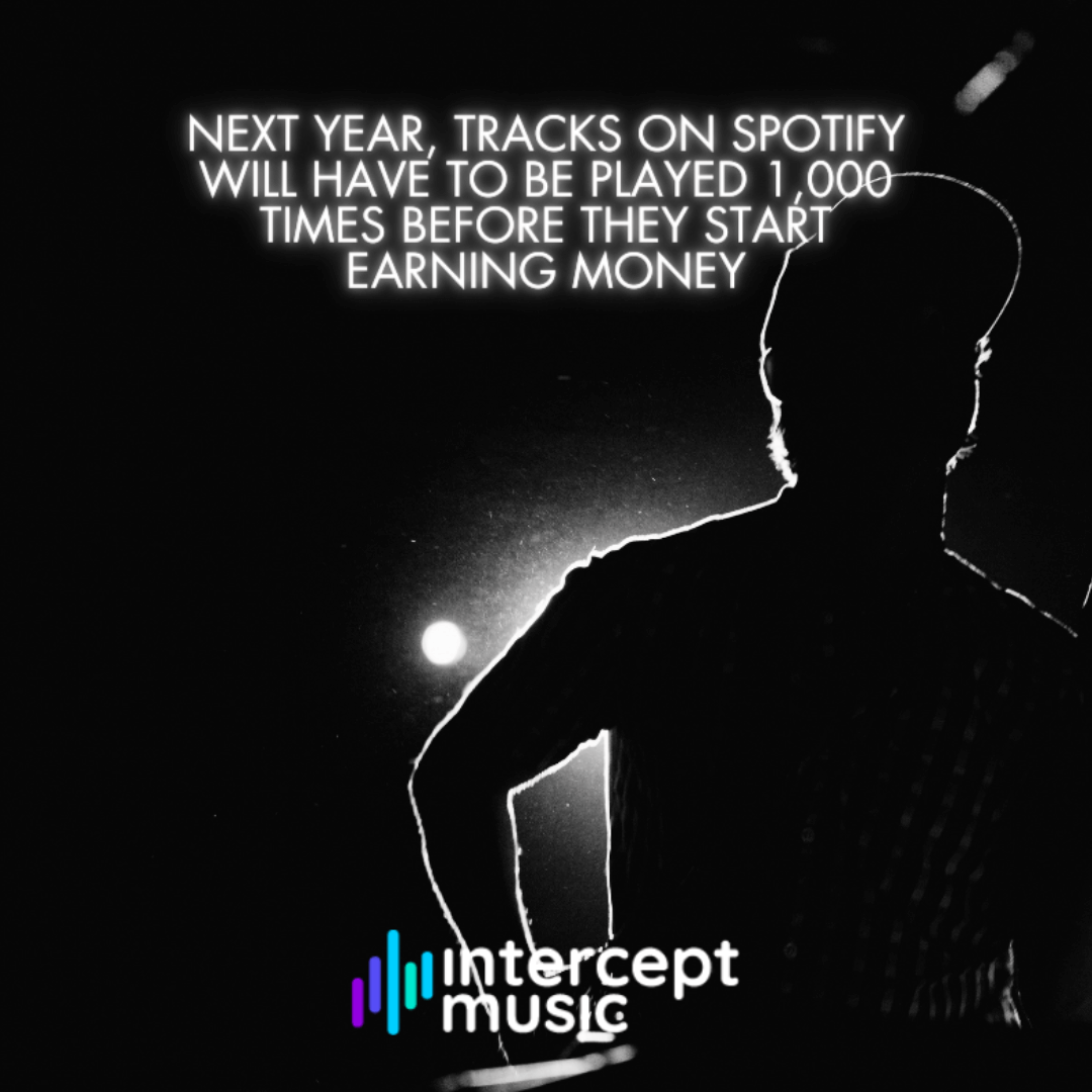 New Spotify Threshold: Earning Money After 1,000 Plays